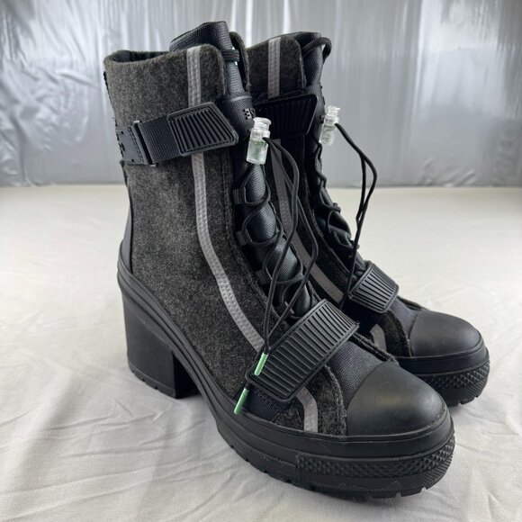 Converse Shoes - Converse GR82 Chuck Taylor All Star Chunky Boots 569634C Black Gray Women’s 10